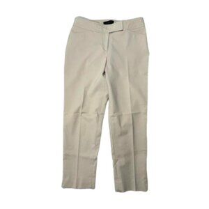 Talbots Beige Curvy Stretch 4 Pocket Dress Ankle Slacks Size 6 Petite #1974